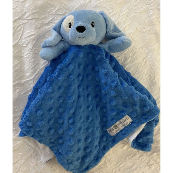 Kids Preferred Other - Kids Preferred Puppy Dog Baby Blanket Blue Textured Plush Security Lovey Minky